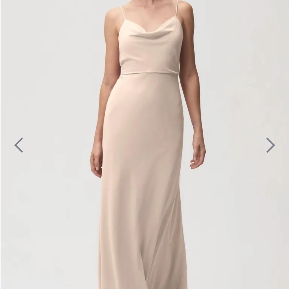 Jenny Yoo Capri dress in Chai
